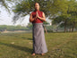 Layman Unisex Tibetan Buddhist Meditation Skirt,Tibetan Half Chuba Wrap-Around Cotton Meditation Cloth,Monastery Style Spiritual Lower Robe