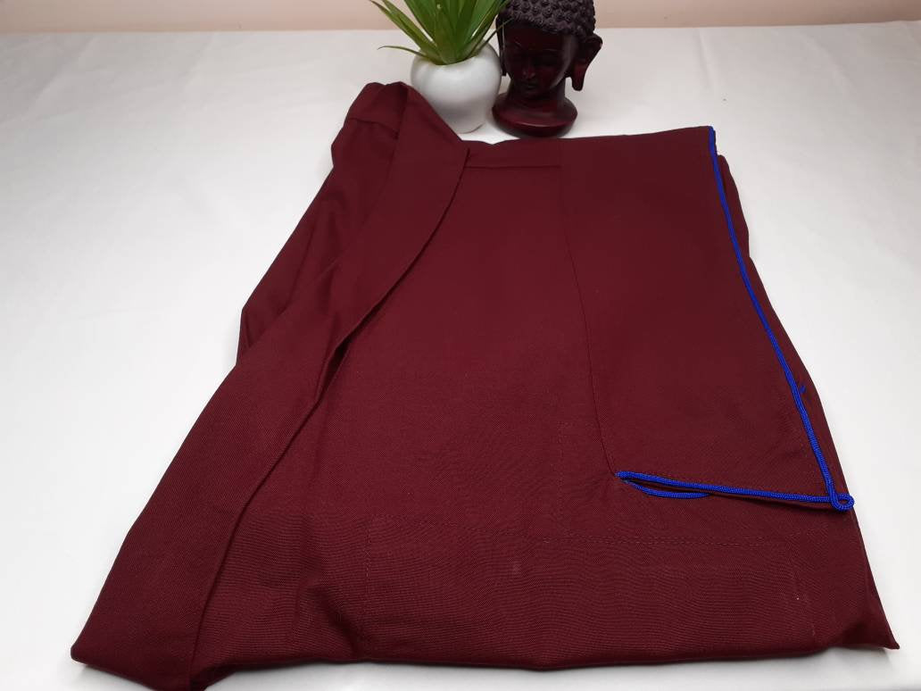 Tibetan Buddhist  Nun Dress, Monk Robe,Monastry style, Meditation Skirt, Monk  Nun Costumes, Temple clothing, Spiritual fabric, Lama cotton,