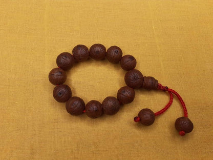 Bodhi Seeds Wrist Mala, Buddhist beads ,Tibetan Bodhi Beads,Nepal Prayer Mala,Meditation Beads,Monk bracelet,Spiritual Tools