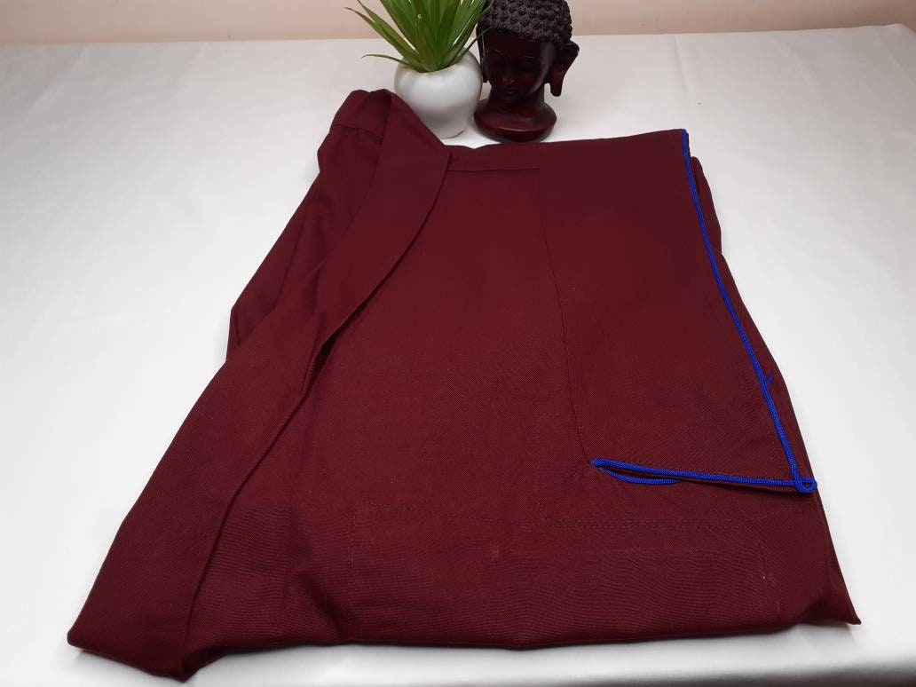 Tibetan Buddhist Monk Robe Set, Buddhist Monk Robe,Monastry style,Buddhist Meditation Dress, Monk Costumes,Temple clothing, Spiritual fabric