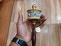 Tibetan Buddhist Hand-Held Prayer Wheel,Buddhist Ritual Object,Buddhist Collectibles,Handcrafted Tibetan Spinning Wheel, Spiritual Item