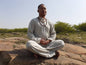 YOGI Custom-Made Men's Indian Khadi Cotton Yoga/Meditation Robe Set,Zen Prayer Breathable Straight Drawstring Trouser and Short Kurta Cloth