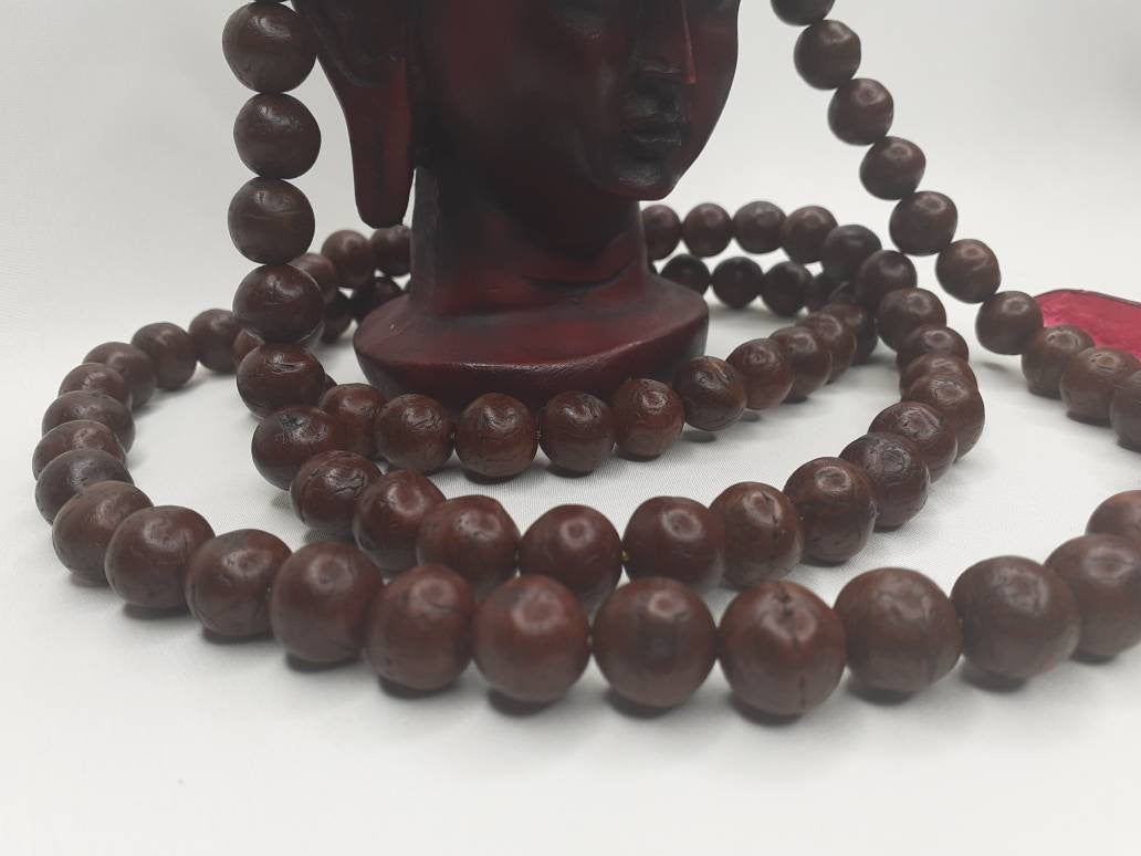 12 mm  Very Old Phoenix One Eye Bodhi Seeds Mala,Buddhist Beads,Tibetan Bodhi Beads,Seed  Prayer Mala,Nepali Bodhi Seed, Japa Mala