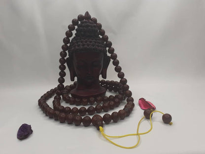 11-12mm  Old Phoenix One Eye Bodhi Seeds Mala, Buddhist beads,Tibetan Bodhi Beads, Prayer Mala,Nepali Bodhi Seed,