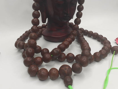 12 mm  Very Old Phoenix One Eye Bodhi Seeds Mala,Buddhist Beads,Tibetan Bodhi Beads,Seed  Prayer Mala,Nepali Bodhi Seed, Japa Mala