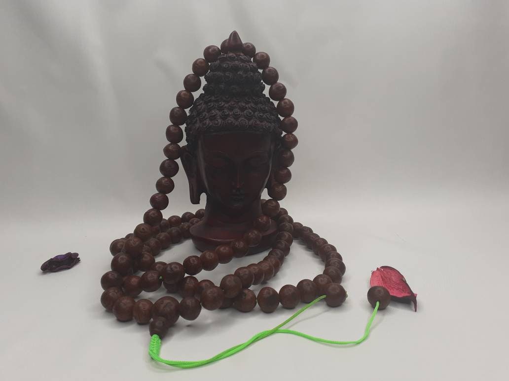 12 mm  Very Old Phoenix One Eye Bodhi Seeds Mala,Buddhist Beads,Tibetan Bodhi Beads,Seed  Prayer Mala,Nepali Bodhi Seed, Japa Mala