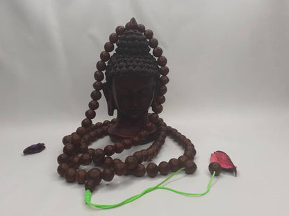 12 mm  Very Old Phoenix One Eye Bodhi Seeds Mala,Buddhist Beads,Tibetan Bodhi Beads,Seed  Prayer Mala,Nepali Bodhi Seed, Japa Mala
