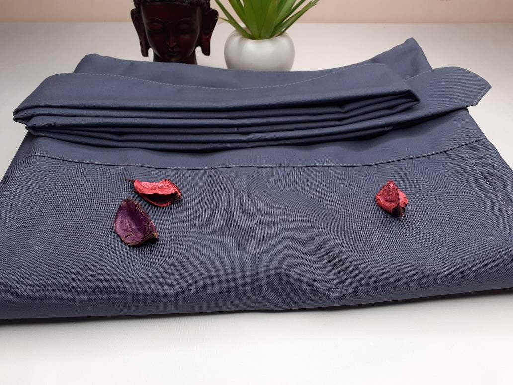 Layman Unisex Tibetan Buddhist Meditation Skirt,Tibetan Half Chuba Wrap-Around Cotton Meditation Cloth,Monastery Style Spiritual Lower Robe