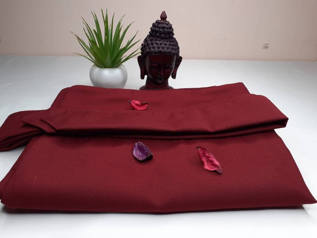 Tibetan Buddhist Monk Skirt- Shamthap,Monk Lower Robe,Monastry Style,Buddhist Meditation Skirt,Monk Nun Prayer Lower Wrap,Temple Clothing