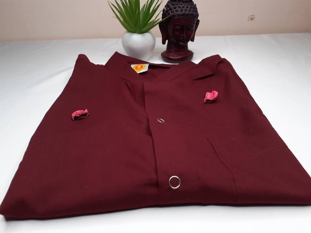 Tibetan Buddhist Monk Robe Set, Monk Robe,Monastry style,Buddhist Meditation Dress,Buddhis Monk Costumes,Temple Clothes,Spiritual Clothing