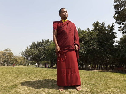 Tibetan Buddhist  Nun Dress, Monk Robe,Monastry style, Meditation Skirt, Monk  Nun Costumes, Temple clothing, Spiritual fabric, Lama cotton,