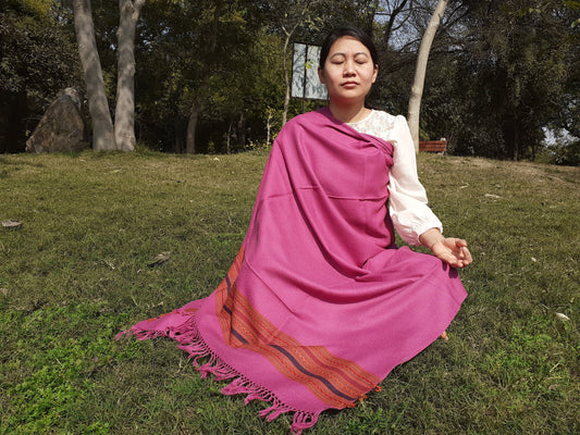 Handwoven Cashmere SheepWool Meditation Shawl,Ethnic Blanket, Himalayan Wool,Indian Fabric,Himalayan Wrap,Handmade Indian Shawl, Kullu Shawl