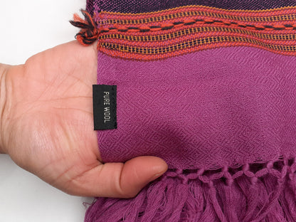 Handwoven Cashmere SheepWool Meditation Shawl,Ethnic Blanket, Himalayan Wool,Indian Fabric,Himalayan Wrap,Handmade Indian Shawl, Kullu Shawl