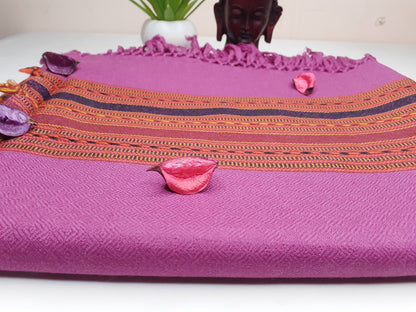 Handwoven Cashmere SheepWool Meditation Shawl,Ethnic Blanket, Himalayan Wool,Indian Fabric,Himalayan Wrap,Handmade Indian Shawl, Kullu Shawl