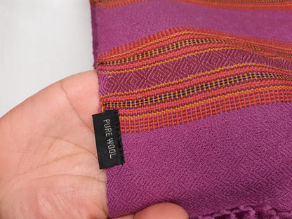 Handwoven Cashmere SheepWool Meditation Shawl,Ethnic Blanket, Himalayan Wool,Indian Fabric,Himalayan Wrap,Handmade Indian Shawl, Kullu Shawl