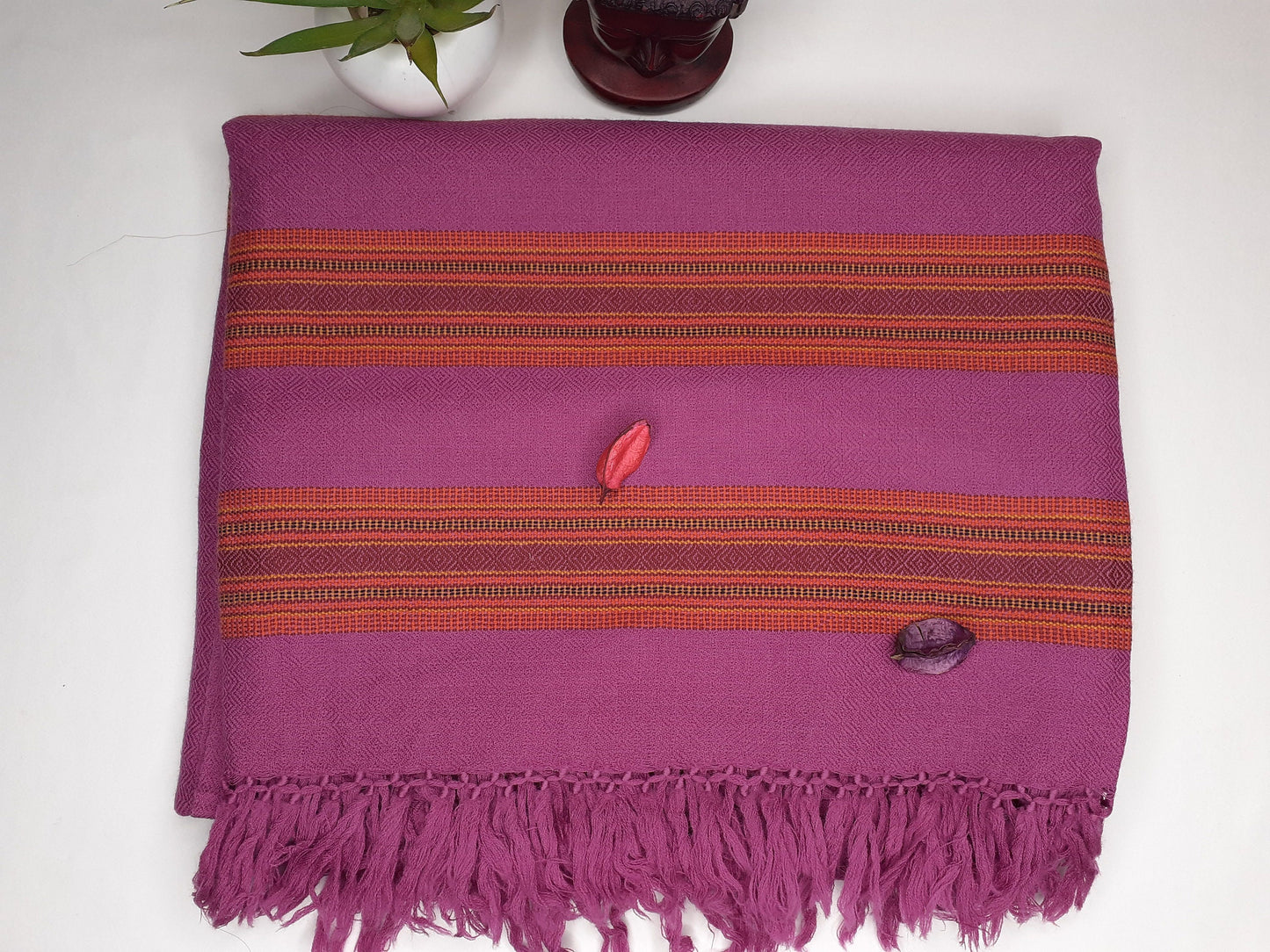 Handwoven Cashmere SheepWool Meditation Shawl,Ethnic Blanket, Himalayan Wool,Indian Fabric,Himalayan Wrap,Handmade Indian Shawl, Kullu Shawl