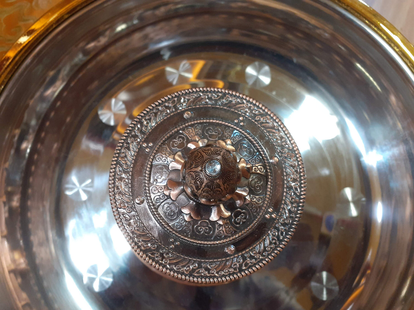 Tibetan Buddhist Meditation Prayer Wheel, Buddhist Ritual Object, Handcrafted Tibetan Spinning Wheel,Buddhist Collectibles, Spiritual Item