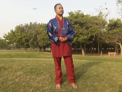 Layman's Tibetan Buddhist Robe Set,Layman Monastry Style Robe,Buddhist Meditation Dress,Buddhist Meditation Clothes,Layman robe unisex robe