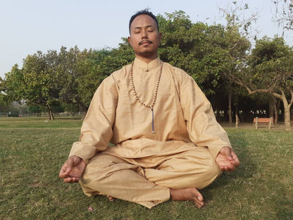 Tibetan Traditional Meditation Suit,Buddhist Prayer Cloth,Buddhist Meditation Robe,Mens Meditation Pant and Shirt,Tibetan Clothing for Men