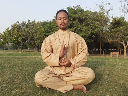 Tibetan Traditional Meditation Suit,Buddhist Prayer Cloth,Buddhist Meditation Robe,Mens Meditation Pant and Shirt,Tibetan Clothing for Men