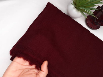 SHAKYAMUNI Handwoven Buddhist Lama Monk Pure Cashmere Wool Meditation Shawl,Buddhist Prayer Blanket,Burgundy Himalayan Cashmere Wool Wrap