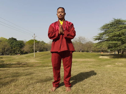 Layman Buddhist Robe Set,Buddhist Prayer Robe,Monastery Style Meditation Dress,Temple clothing,Spiritual Clothes,Buddhist Prayer Costume