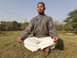 Tibetan Traditional Pure Cotton Copper Color Long Sleeves Buddhist Yogi Meditation Shirt,Ethnic Tibetan Prayer Shirt,Unisex Tibetan Clothing