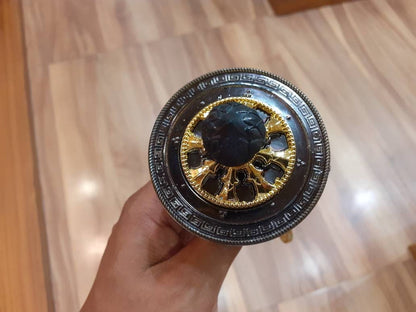 Tibetan Buddhist Hand Held Prayer Wheel, Buddhist Ritual Object, Handcrafted Tibetan Spinning Wheel,Buddhist Collectibles, Spiritual Item