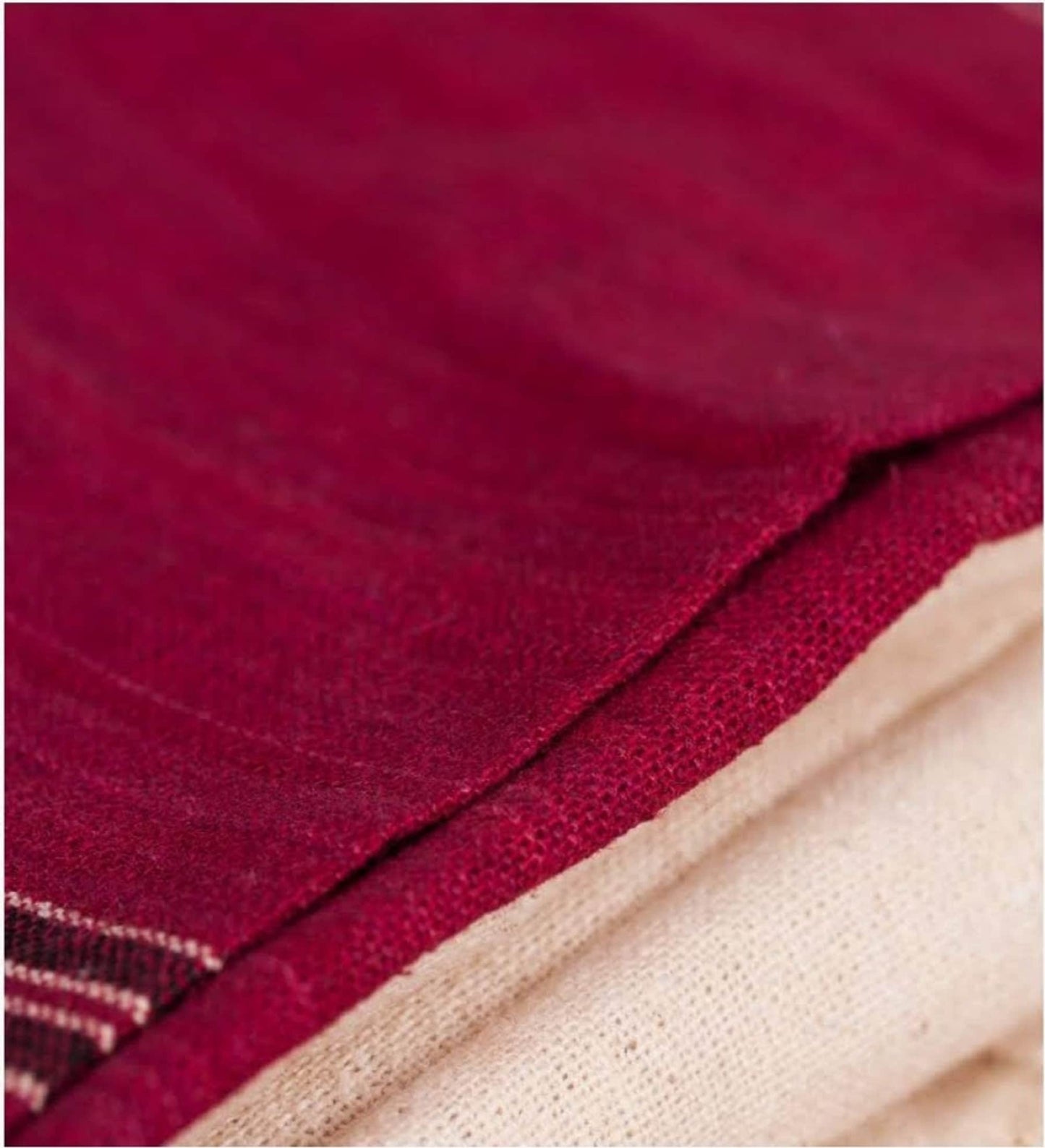TANTRIK Large Traditional Handwoven Tibetan Buddhist Pure Raw Eri Silk Meditation Shawl,Buddhist Bon Silk Zen,Ngakpa Tantrik Meditation Wrap