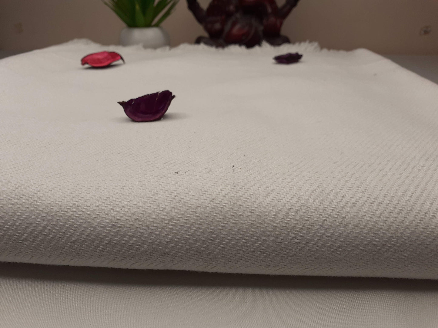 Iyengar Yoga Blanket 100 % Cotton- yoga blanket, Pune blanket, yoga blanket white, yoga blanket thick, yoga blanket for restorative yoga