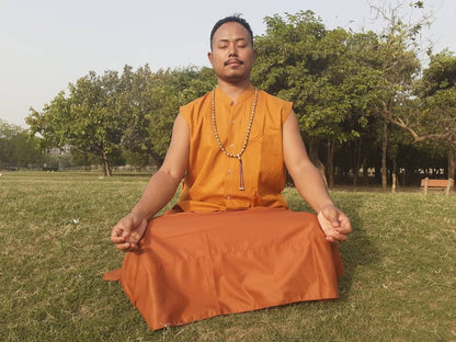 Layman Buddhist Robe Set, Buddhist Robe,Meditation Clothing,Buddhist Meditation Suit, Spiritual Costumes,Temple clothing,Spiritual fabric