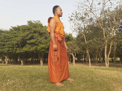 Layman Buddhist Robe Set, Buddhist Robe,Meditation Clothing,Buddhist Meditation Suit, Spiritual Costumes,Temple clothing,Spiritual fabric