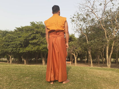 Layman Buddhist Robe Set, Buddhist Robe,Meditation Clothing,Buddhist Meditation Suit, Spiritual Costumes,Temple clothing,Spiritual fabric