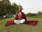 BUDDHA X-Large Handwoven Burgundy Red Buddhist Lama Monk  Sheep Wool Meditation Shawl,Himalayan Prayer Blanket,Tibetan Prayer Wrap,Monk Zen