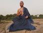 TANTRIK X-Large Handwoven Yogi Himalayan Angora Wool Meditation Shawl,Himalayan Wool Prayer Blanket Ethnic Indian Wool Prayer Wrap,
