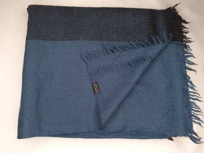 TANTRIK X-Large Handwoven Yogi Himalayan Angora Wool Meditation Shawl,Himalayan Wool Prayer Blanket Ethnic Indian Wool Prayer Wrap,