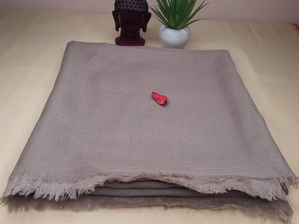 Large Light Weight Handwoven Authentic Himalayan Cashmere Wool Meditation Shawl,Cashmere Prayer Shawl,Himalayan Cashmere Wool Wrap/Zen
