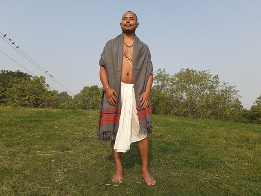 Meditation Shawl,Prayer Scarf,Himalayan Wool,Yoga Blanket,Buddhist Tibetan Winter,Handmade fabric,Indian Ethnic Woolen
