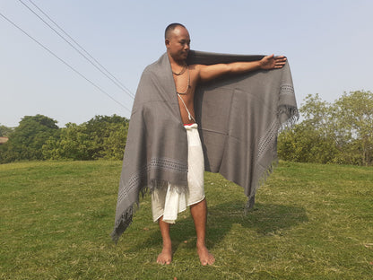 Light Grey Handwoven Himalayan Sheep Wool Meditation Shawl,Ethnic Blanket,Himalayan Wool Blanket,Handmade Indian Shawl,Kullu Shawlullu Shawl