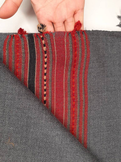 Meditation Shawl,Prayer Scarf,Himalayan Wool,Yoga Blanket,Buddhist Tibetan Winter,Handmade fabric,Indian Ethnic Woolen