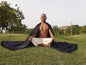 HIMALAY X-Large Handwoven Dark Grey Pure Sheep Wool Meditation Shawl,Himalayan Prayer Blanket,Kullu Shawl,Himalayan Wool lndia Prayer Wrap