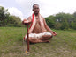 Yoga Danda, Meditation Staff, Meditation Support Staff, Meditation Stick, T shape wooden Meditation Prop, Wood Arm Rest for Meditation, Japa