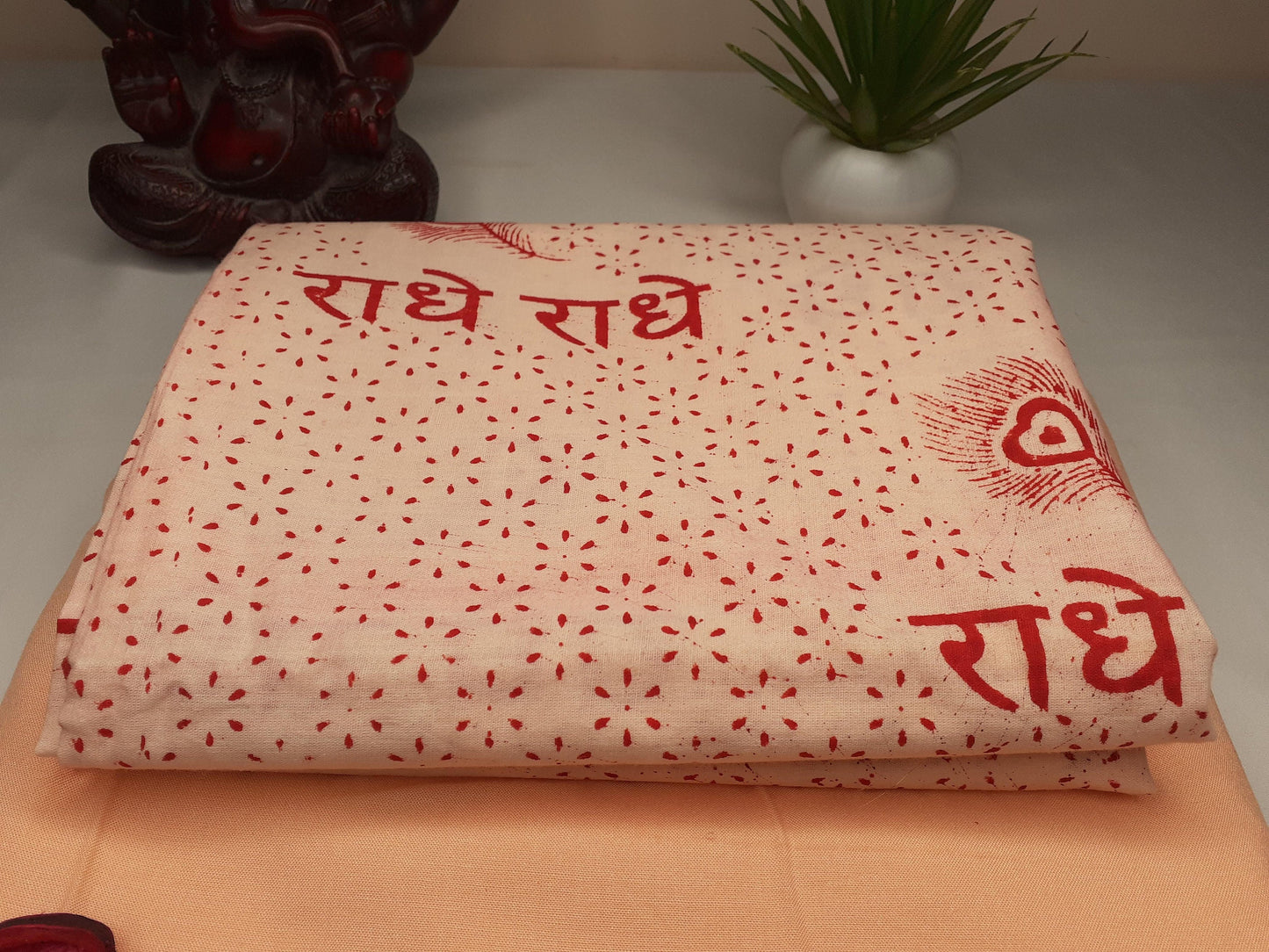 Indian Vedic Robes,Hare Krishna Robe,indian Ethnic Attair,Iskon Temple Dress,Indian Spiritual Dress,Mayapur Dham dhoti,Chaddar and Kurta Set