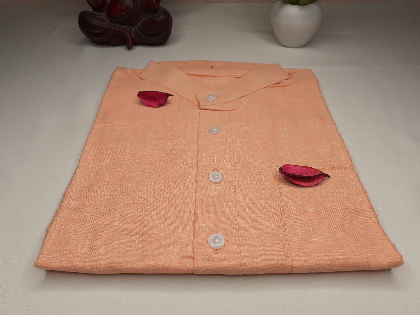 Indian Vedic Robes,Hare Krishna Robe,indian Ethnic Attair,Iskon Temple Dress,Indian Spiritual Dress,Mayapur Dham dhoti,Chaddar and Kurta Set