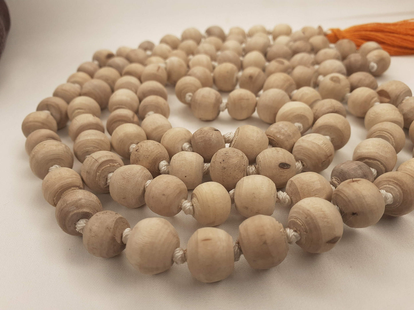 108 Beads Hand Knotted Tulasi Japa Mala,Hare Krishna Meditation Beads With Hand embroidered Lord Jagannath Japa Bag,Hare Krishna