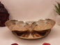 Decorative Handcrafted Floral Brass Ritual Prayer Offering Plate,Handmade  Puja Thali with Flower Embossed Design,Brass Altar Plate/Decore