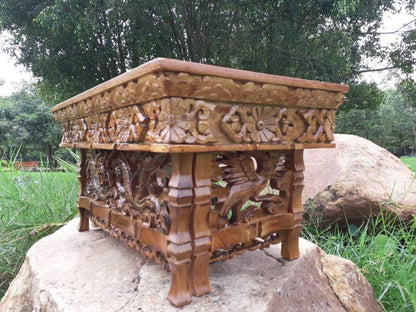 Dragon Handcarved Foldable Wooden Tibetan Buddhist Altar,Buddhist Prayer Table,Tibetan Meditation Altar,Traditional Tibetan Table
