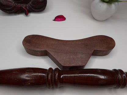 Yoga Danda, Meditation Staff, Meditation Support Staff, Meditation Stick, T shape wooden Meditation Prop, Wood Arm Rest for Meditation, Japa