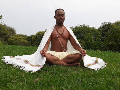 SURYA Handwoven White Pure Himalayan Sheep Wool Meditation Shawl,Himalayan Prayer Blanket,Kullu Shawl,Ethnic Indian Shawl,Wool Prayer Wrap