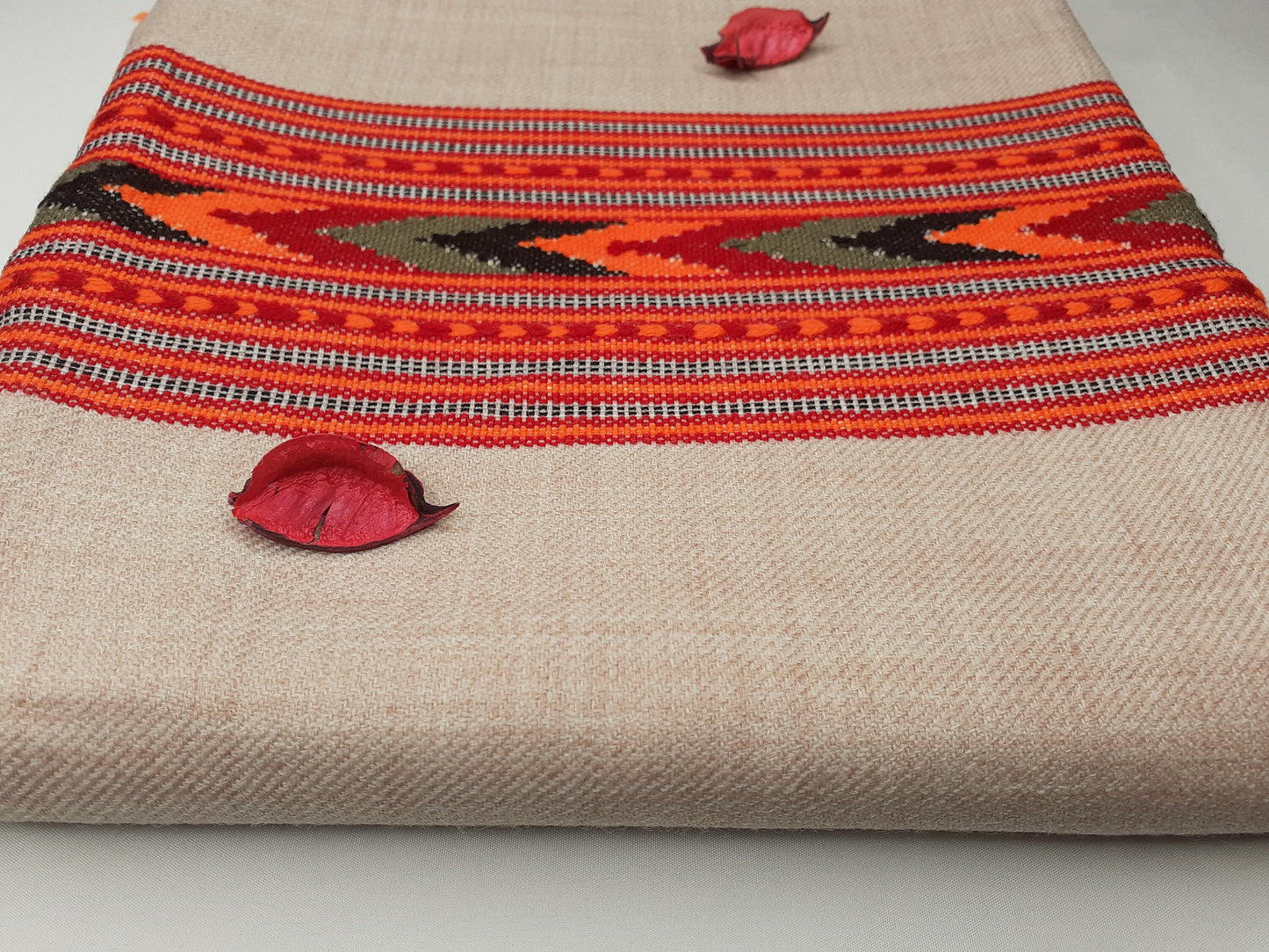 Handwoven Pure Himalayan Sheep Wool Meditation Shawl,Himalayan Prayer Blanket,Kullu Shawl,Ethnic Indian Shawl,Wool Prayer Wrap